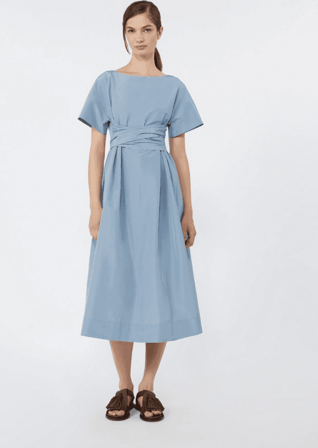 MAX MARA abito svasato donna azzurro - 2