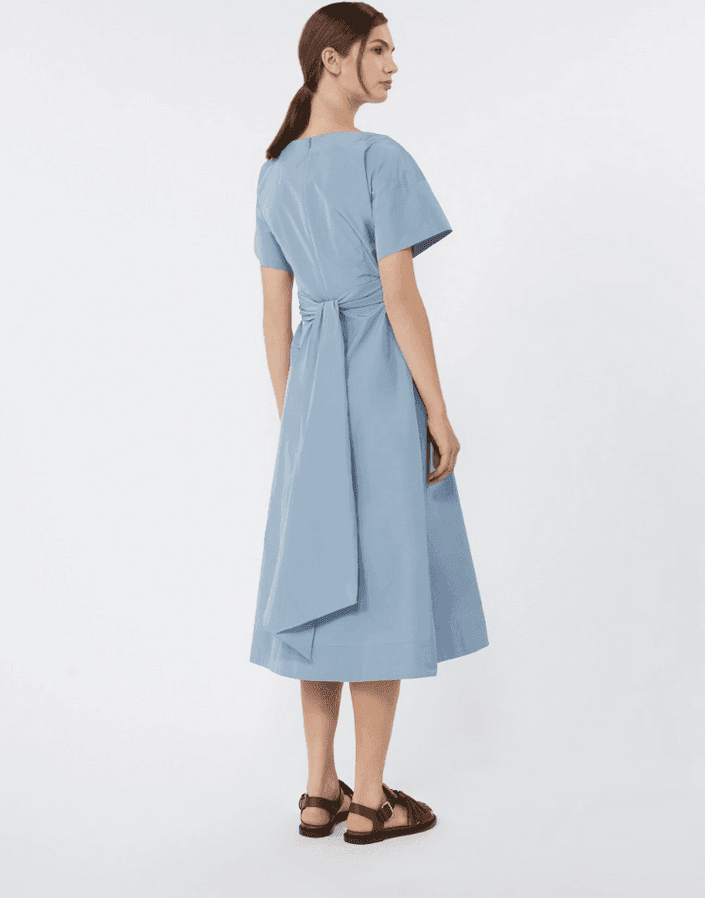 MAX MARA abito svasato donna azzurro - 3