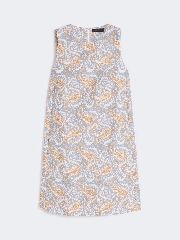 MAX MARA abito in stuoia donna azzurro - 5