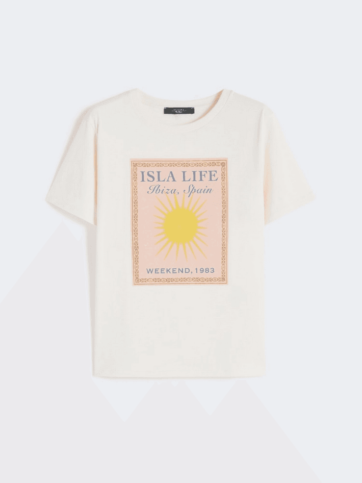 MAX MARA t-shirt donna ecru - 5