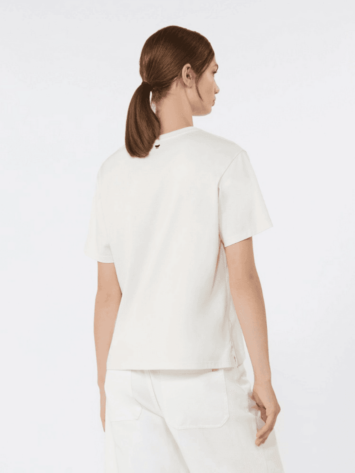 MAX MARA t-shirt donna ecru - 3