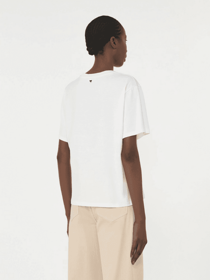 MAX MARA t-shirt con stampa donna bianco - 3