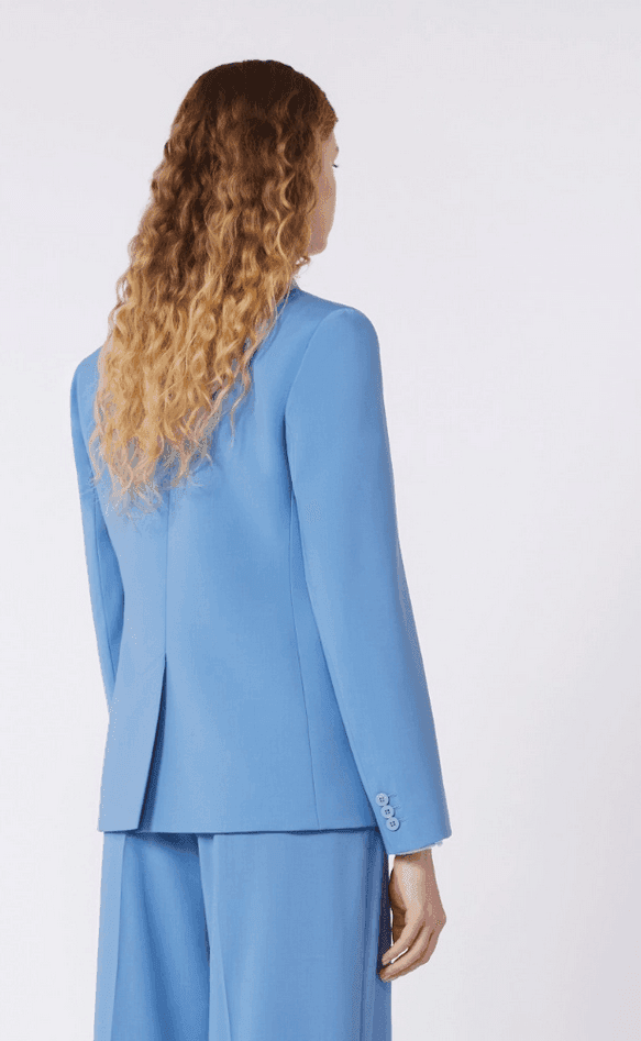 MAX MARA giacca in lana donna azzurro - 3