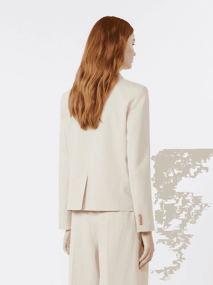 MAX MARA giacca doppiopetto donna beige - 4