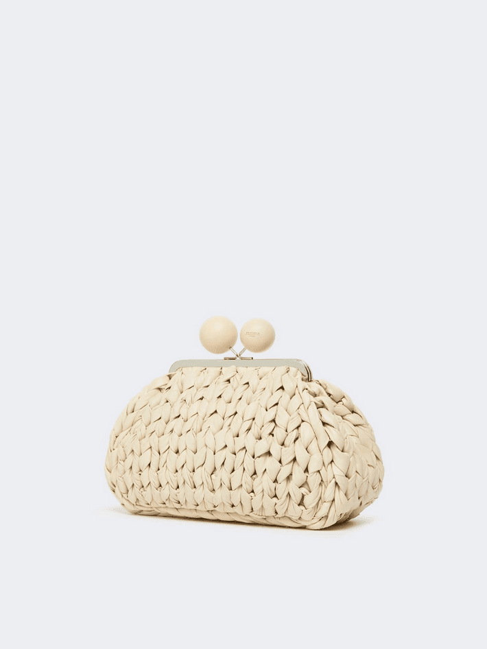 MAX MARA borsa in nappa donna avorio - 2