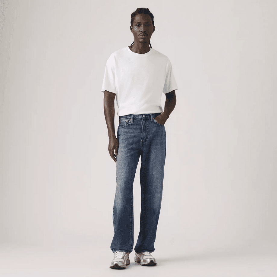 LEVI'S jeans loose straight uomo blu scuro - 2