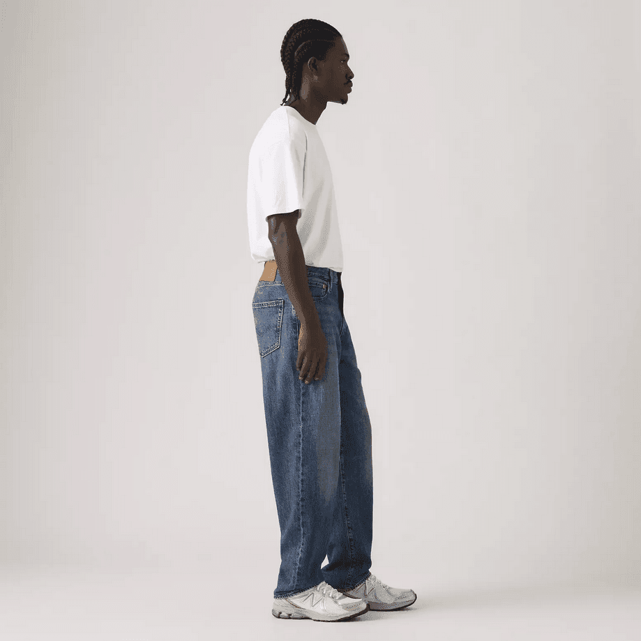 LEVI'S jeans loose straight uomo blu scuro - 3