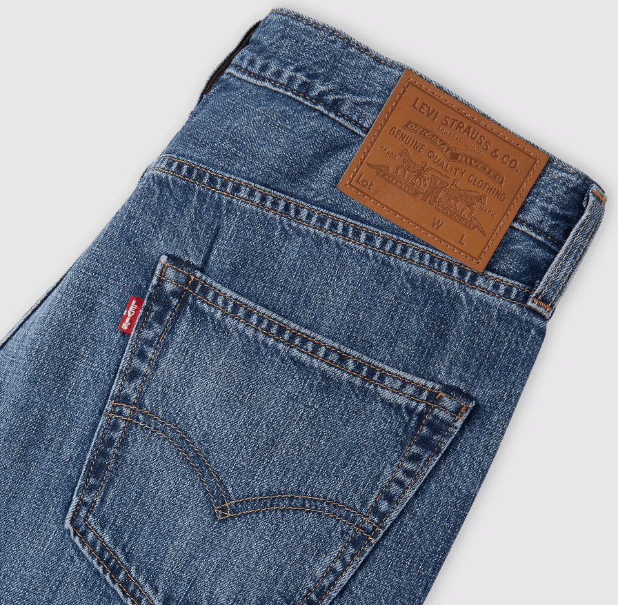 LEVI'S jeans loose straight uomo blu scuro - 5