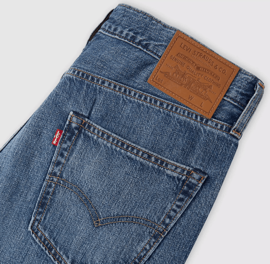 LEVI'S jeans loose straight uomo blu scuro - 5