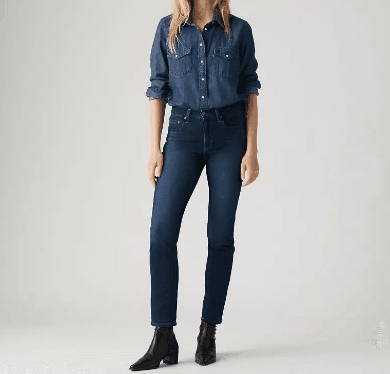 LEVI'S jeans donna blu medio - 4