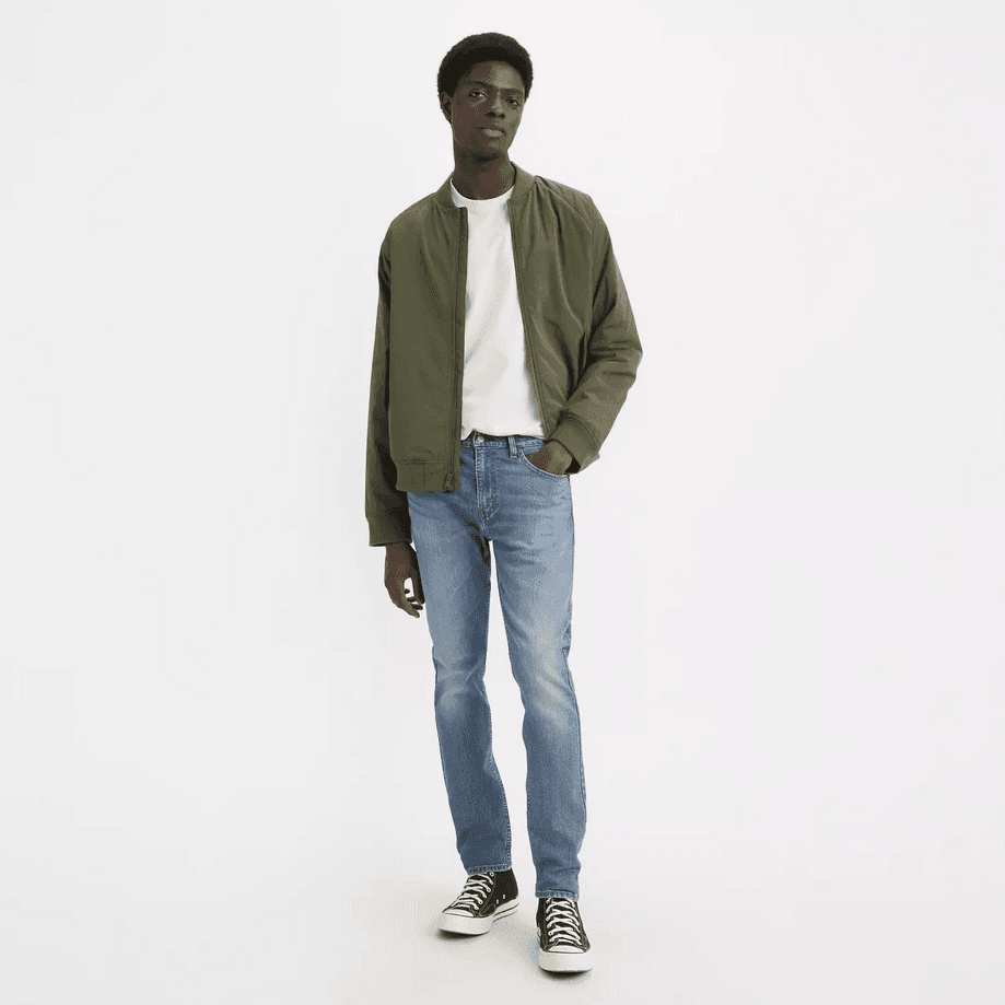 LEVI'S jeans slim fit uomo blu medio - 2