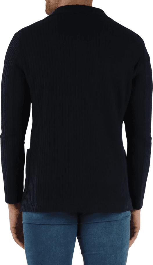 QB24 giacca a coste uomo blu - 3