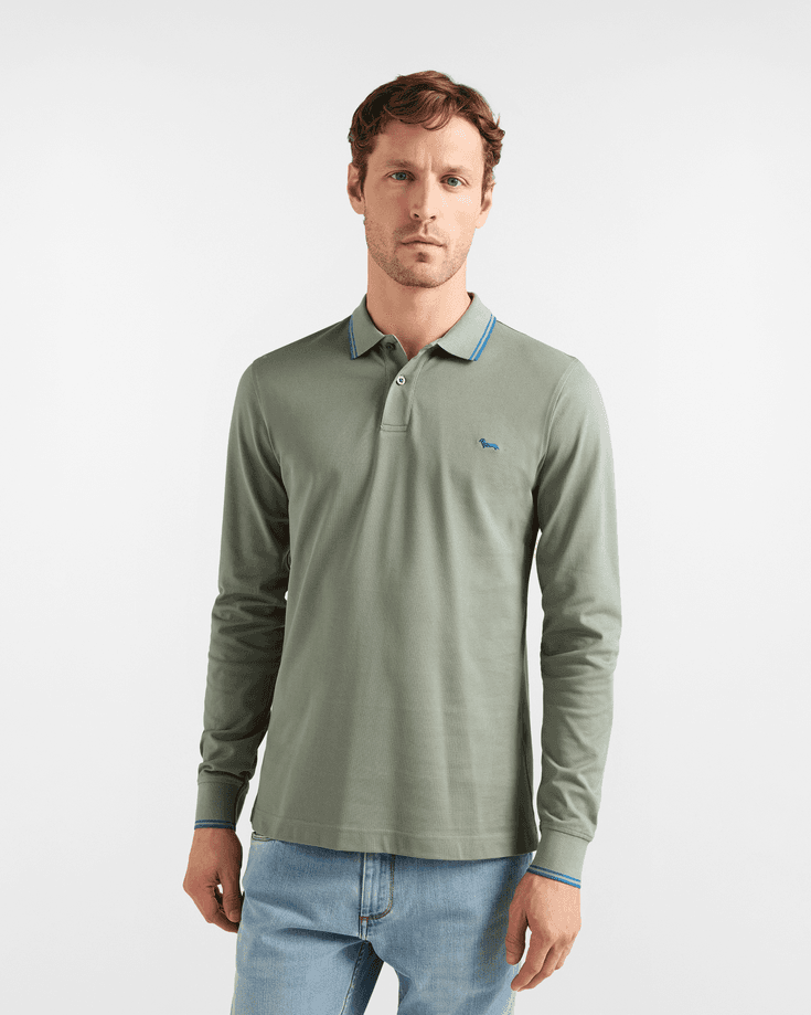 Harmont&amp;blaine polo uomo verde - 5