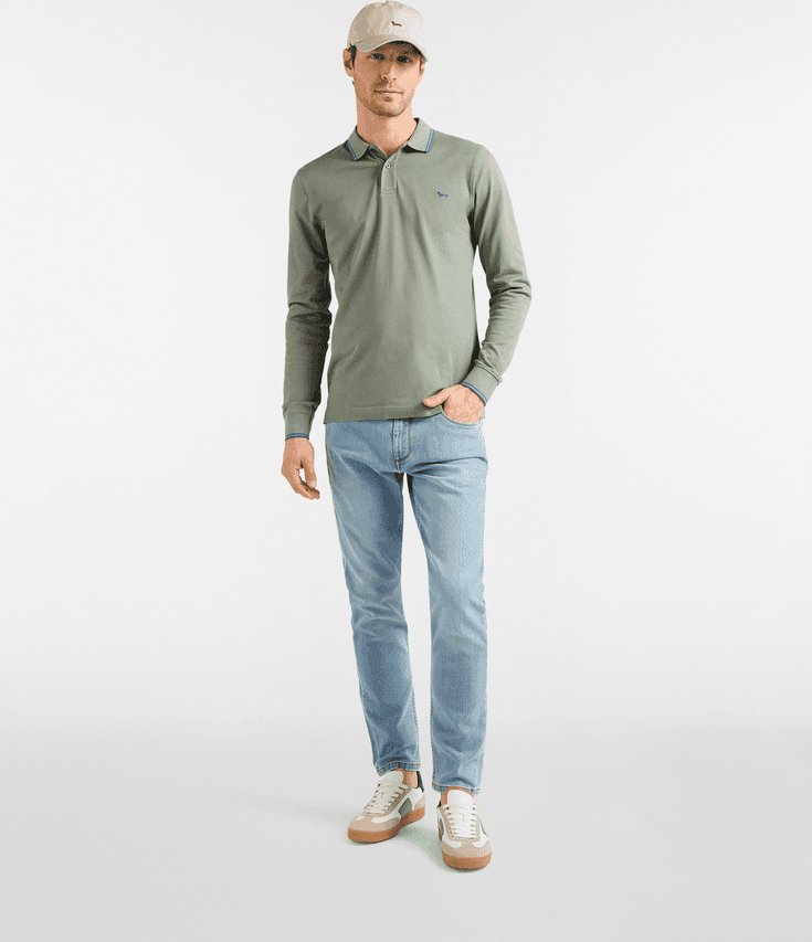 Harmont&amp;blaine polo uomo verde - 4