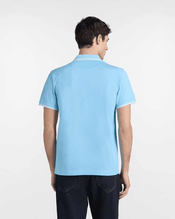 Harmont&amp;blaine polo uomo celeste - 3