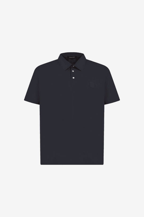 Ciesse Piumini polo in tessuto tecnico uomo blu scuro - 7