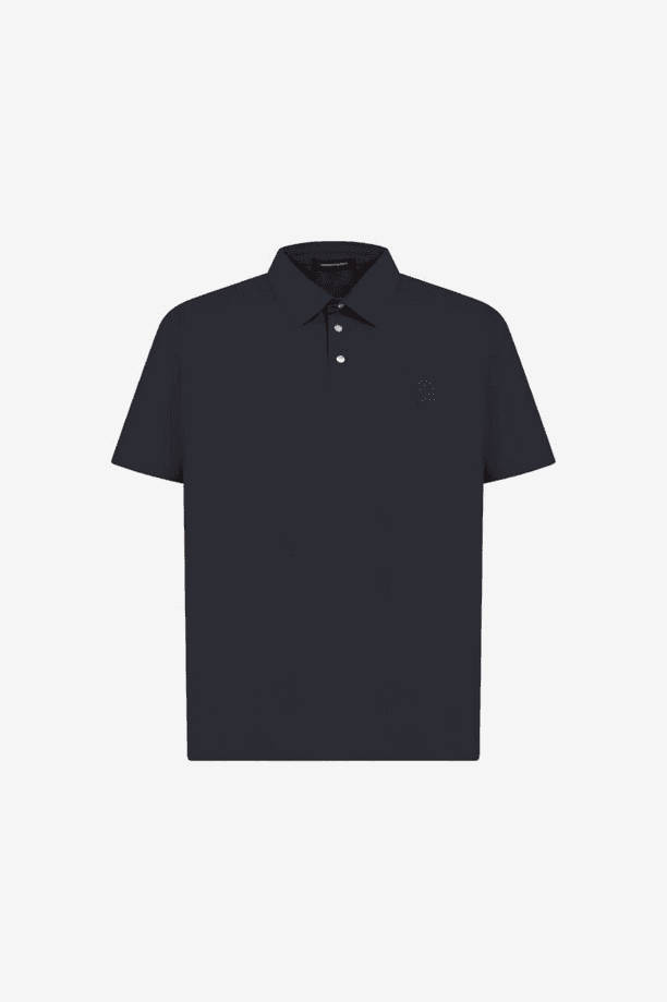 Ciesse Piumini polo in tessuto tecnico uomo blu scuro - 7