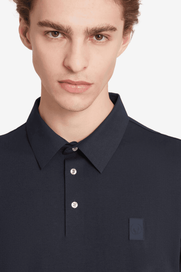 Ciesse Piumini polo in tessuto tecnico uomo blu scuro - 3
