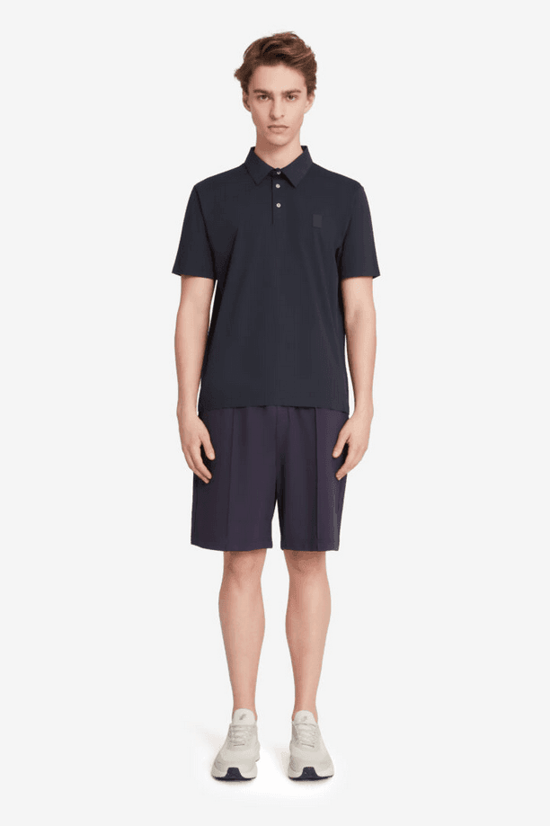 Ciesse Piumini polo in tessuto tecnico uomo blu scuro - 6