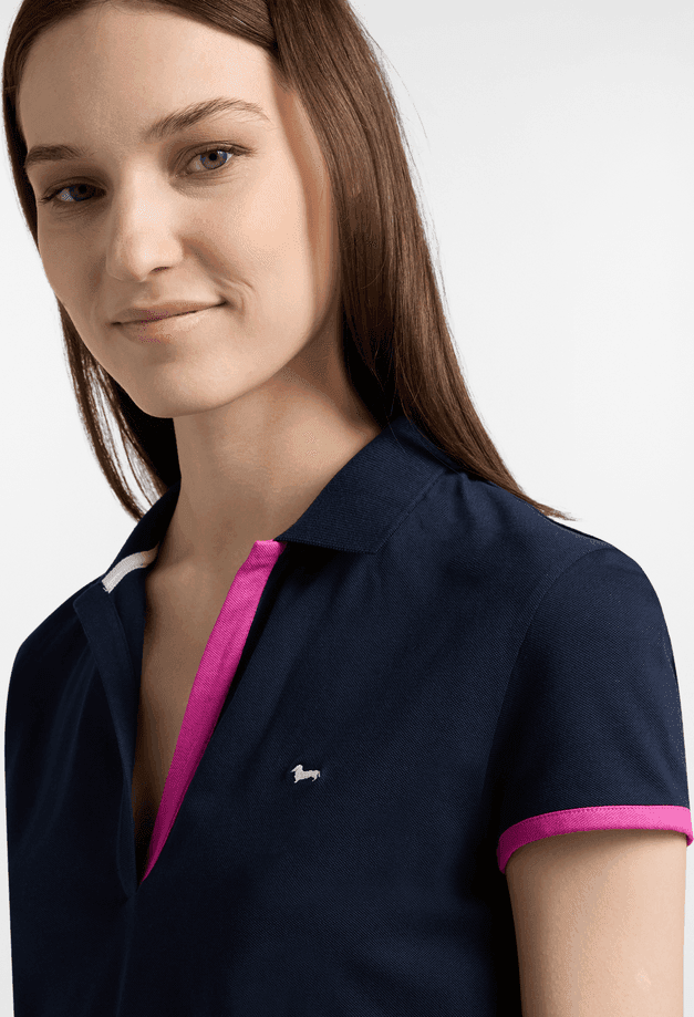 Harmont&amp;blaine polo donna blue navy - 2