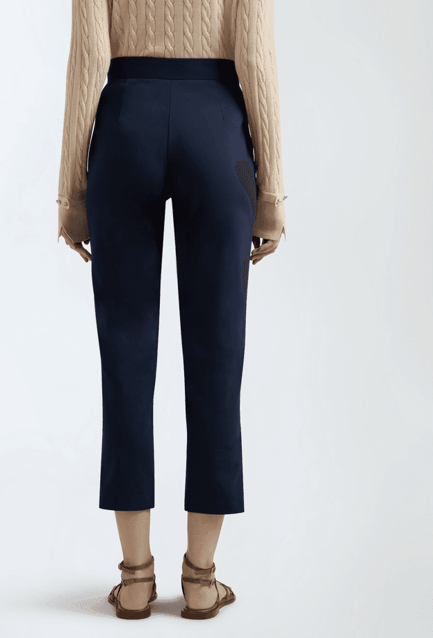Harmont&amp;blaine pantalone con spacchi donna blue navy - 2