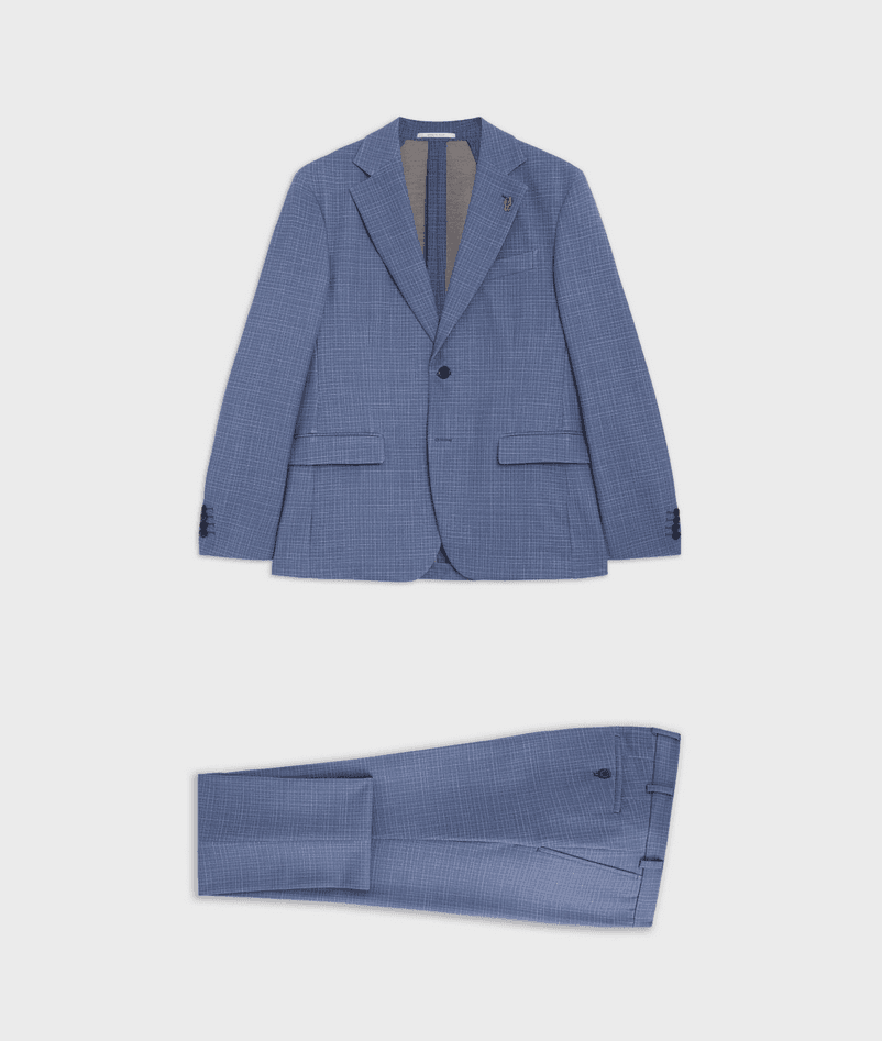 Pal Zileri abito a quadri uomo blu - 6