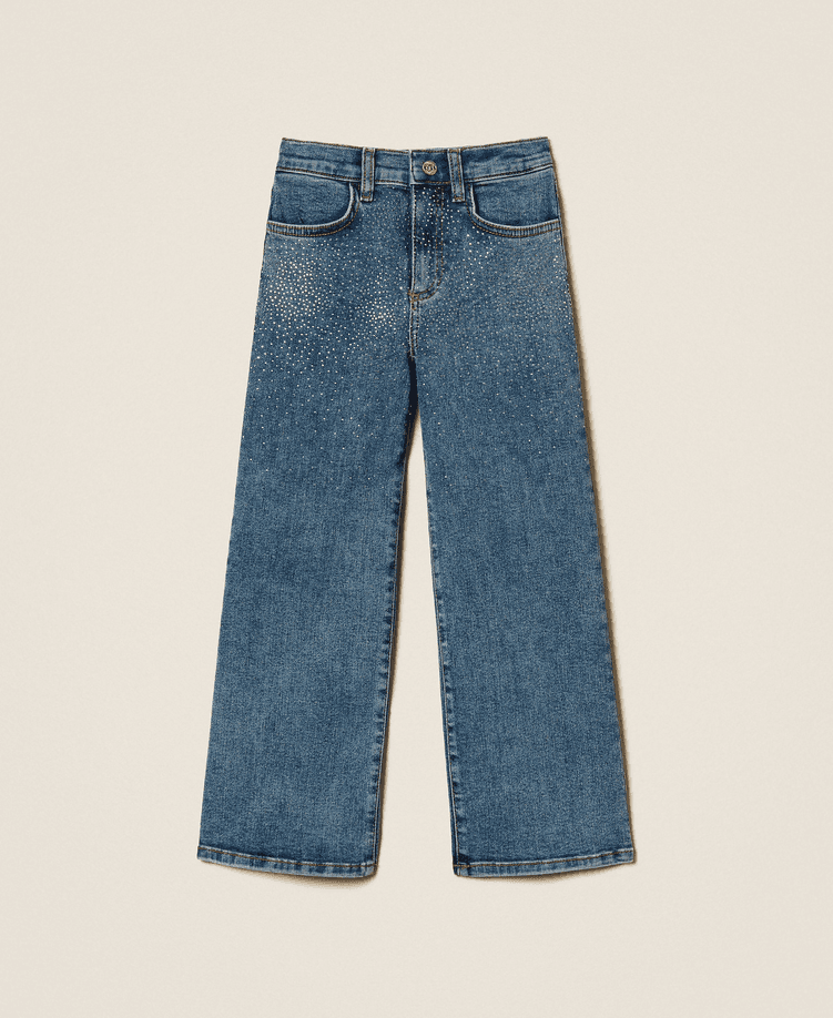 TWINSET jeans bambina blu medium - 5