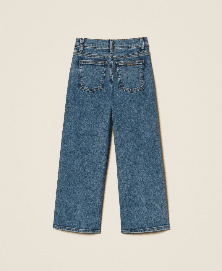 TWINSET jeans bambina blu medium - 3