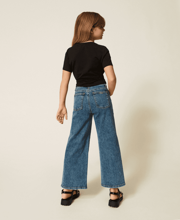 TWINSET jeans bambina blu medium - 4