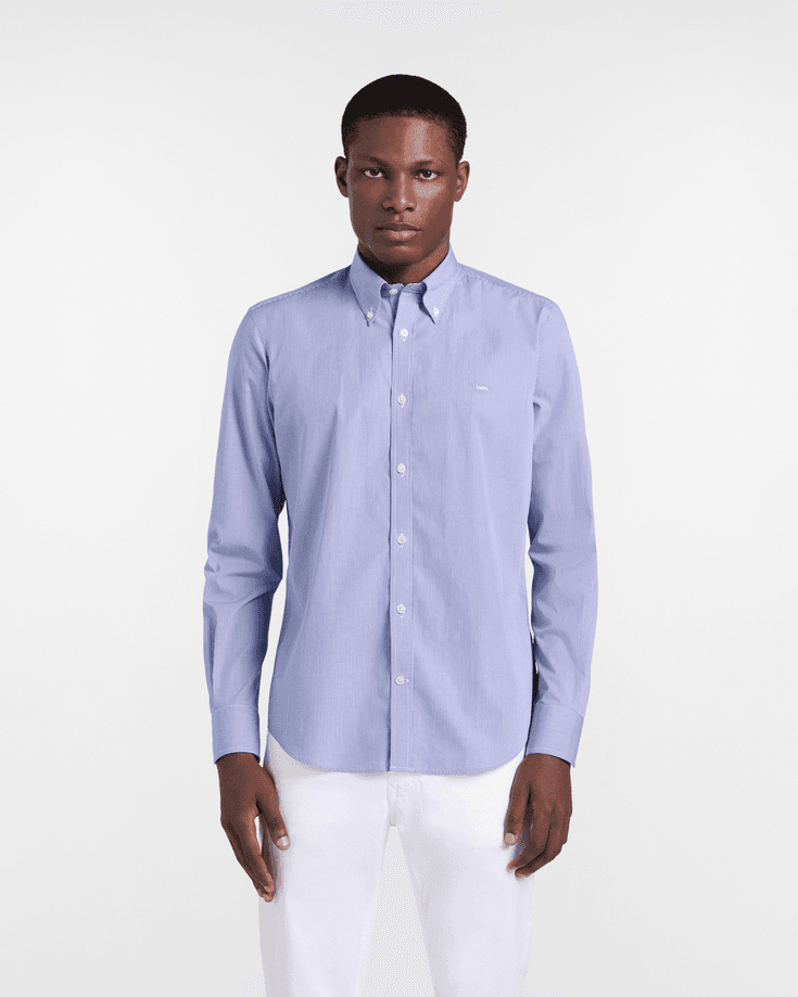 Harmont&amp;blaine camicia regular fit uomo blu sky - 5