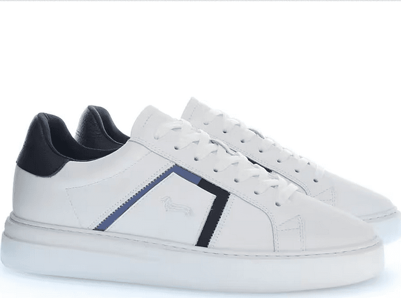 Harmont&amp;blaine scarpe uomo bianco-blu - 2