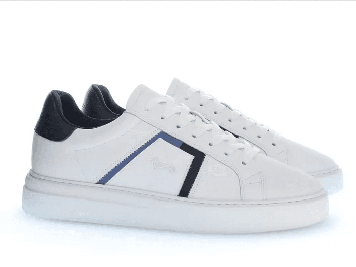 Harmont&amp;blaine scarpe uomo bianco-blu - 2