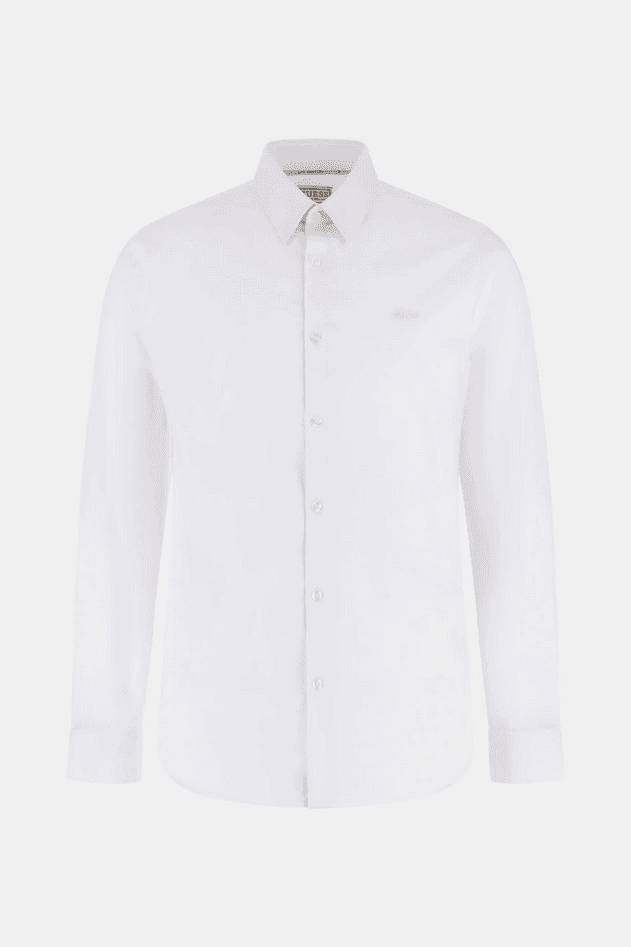 GUESS camicia slim fit uomo bianco - 6