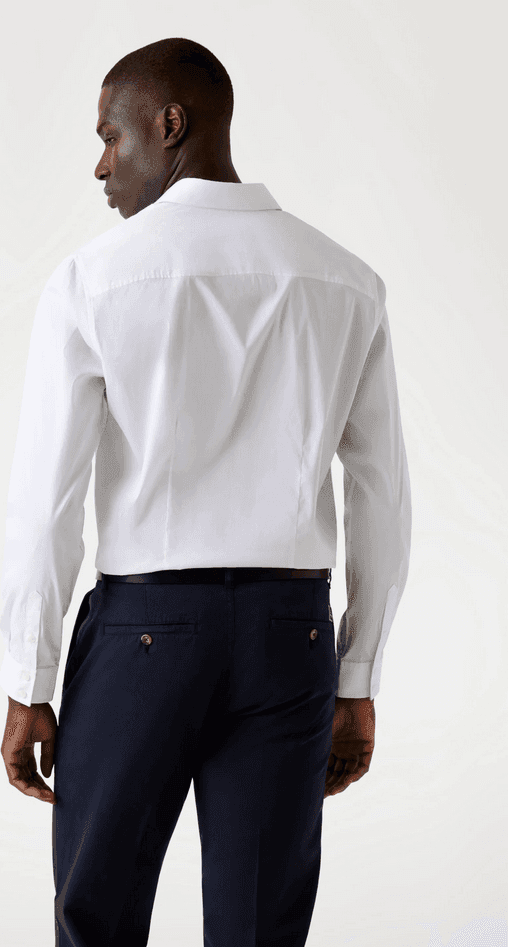 GUESS camicia slim fit uomo bianco - 4