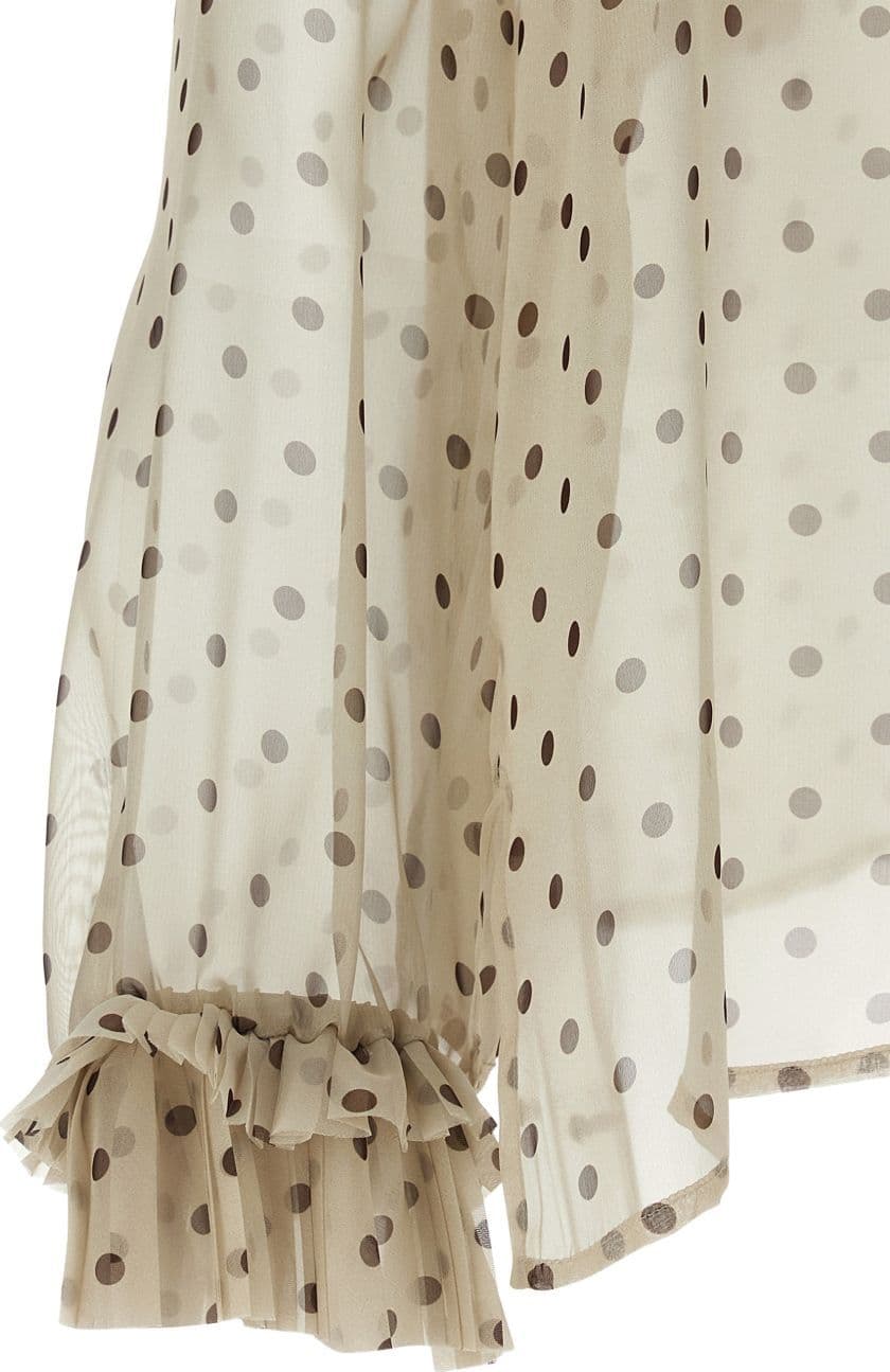 P.A.R.O.S.H. parosh blusa pallina donna beige - 2