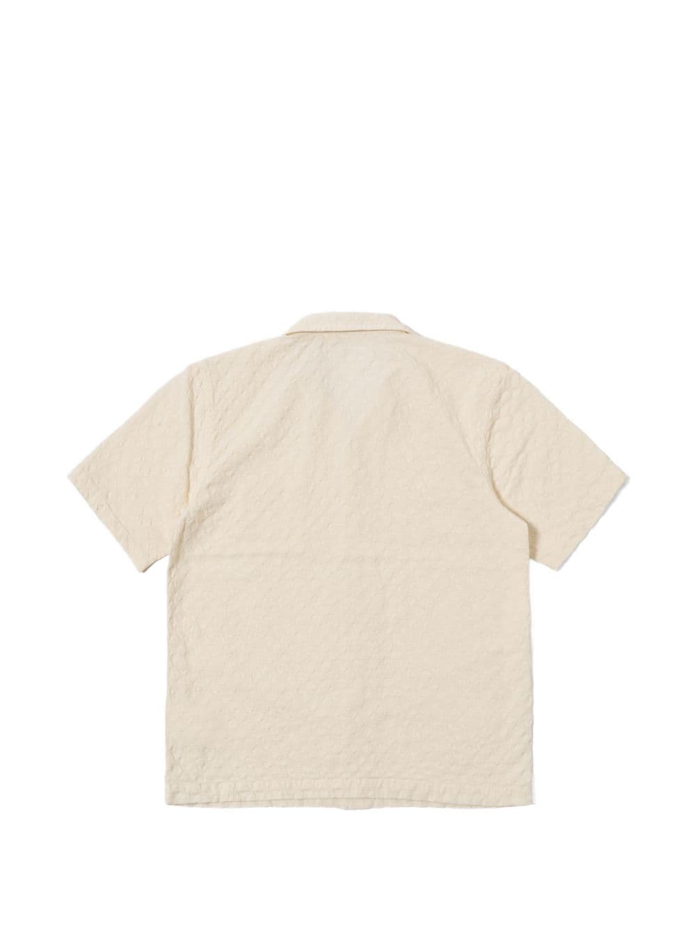 UNIVERSAL WORKS universal works camicia beige uomo maniche corte - 6