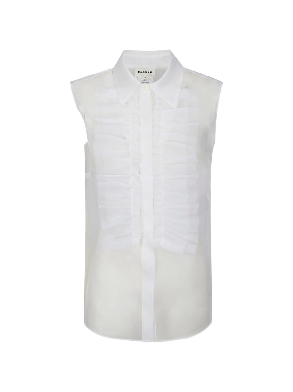 P.A.R.O.S.H. parosh camicia bianco donna - 4