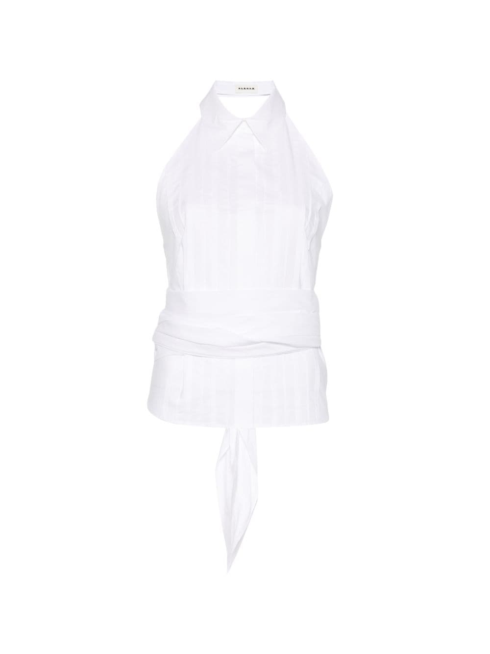 P.A.R.O.S.H. parosh camicia bianco donna - 4