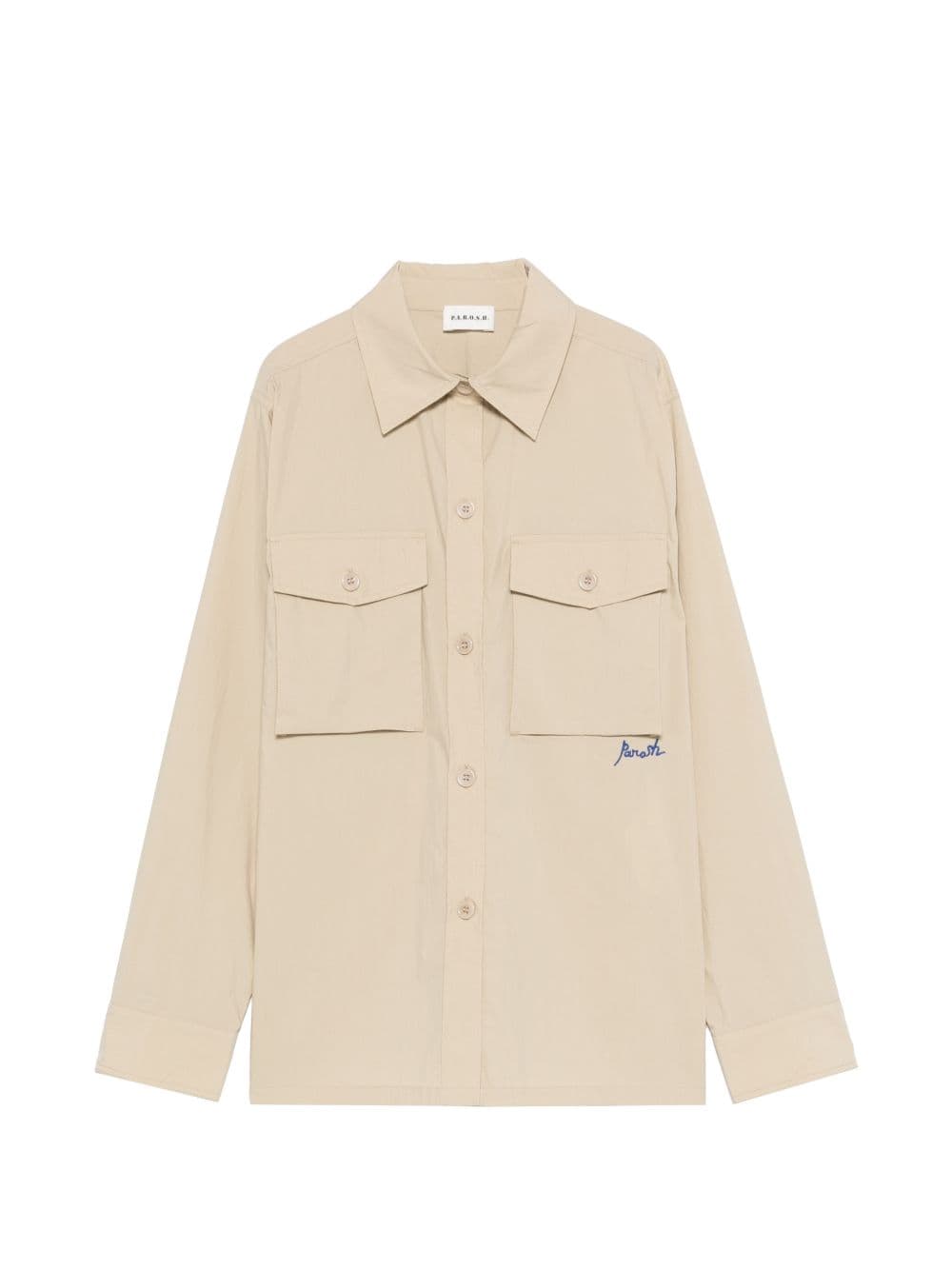 P.A.R.O.S.H. parosh camicia beige donna - 4