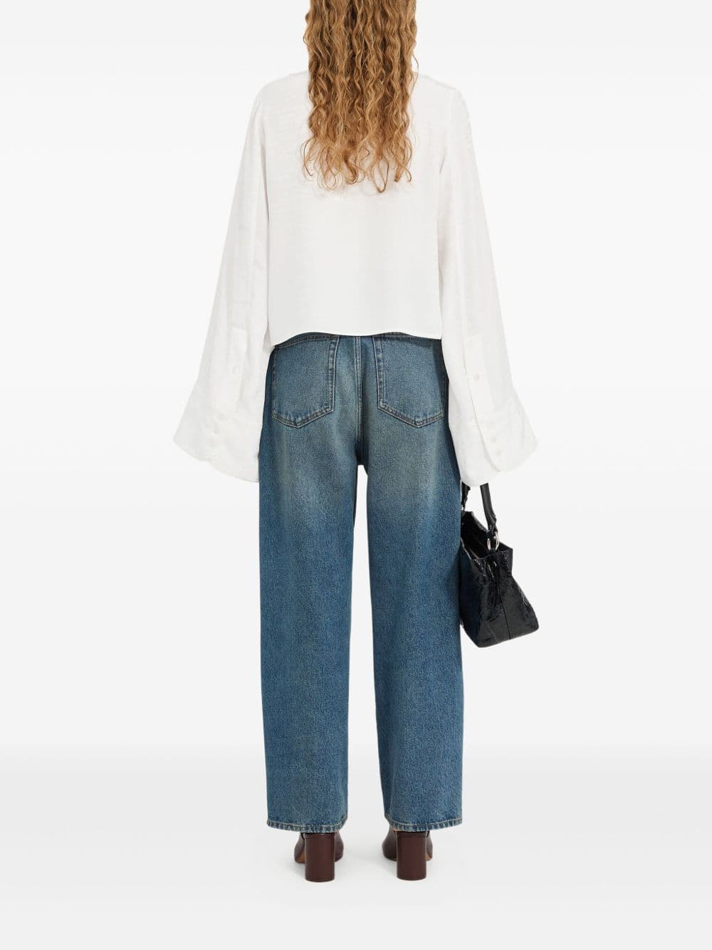 MM6 Maison Margiela mm6 maison margiela camicia bianco donna maniche svasate - 3