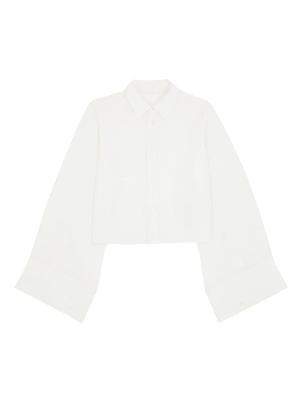 MM6 Maison Margiela mm6 maison margiela camicia bianco donna maniche svasate - 5