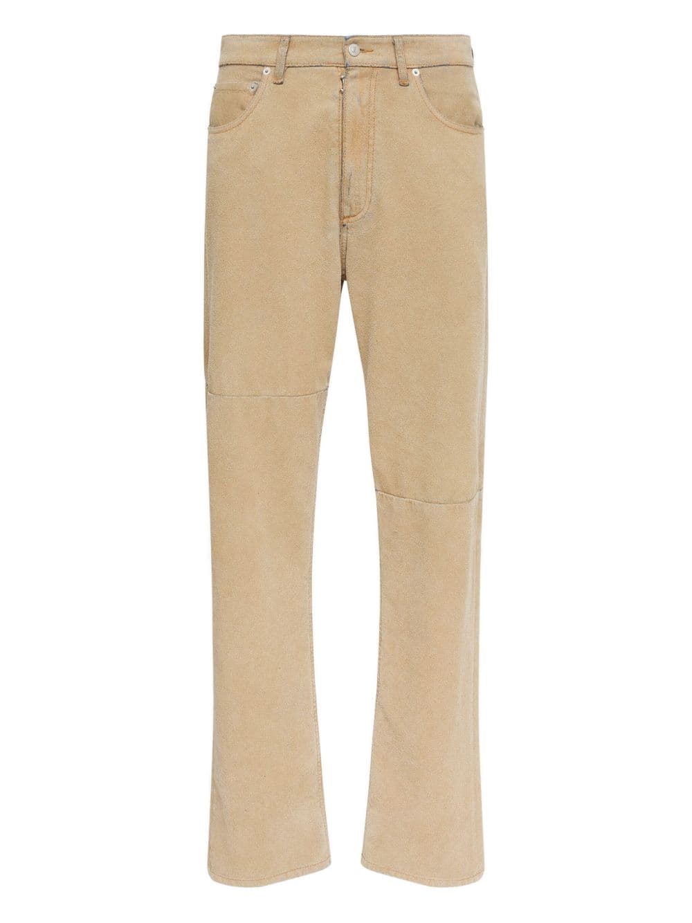MM6 Maison Margiela mm6 maison margiela jeans beige uomo cinque tasche - 5