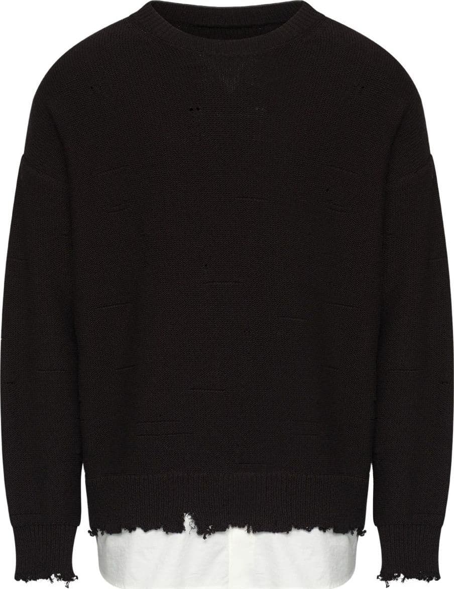 MM6 Maison Margiela mm6 maison margiela maglia nero uomo girocollo - 5