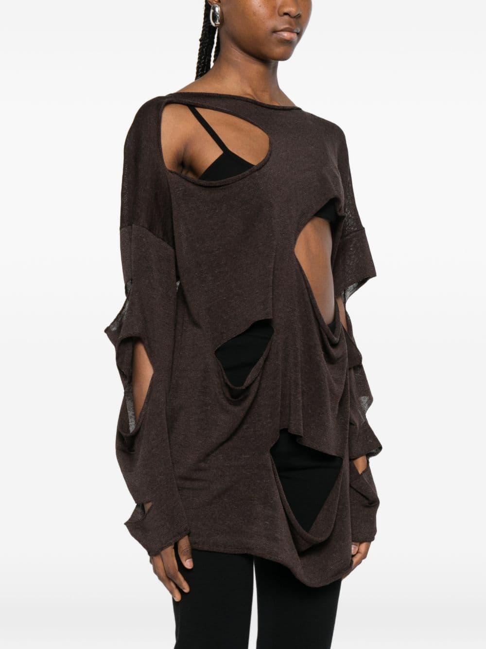P.A.R.O.S.H. parosh maglia babygirl donna marrone - 6
