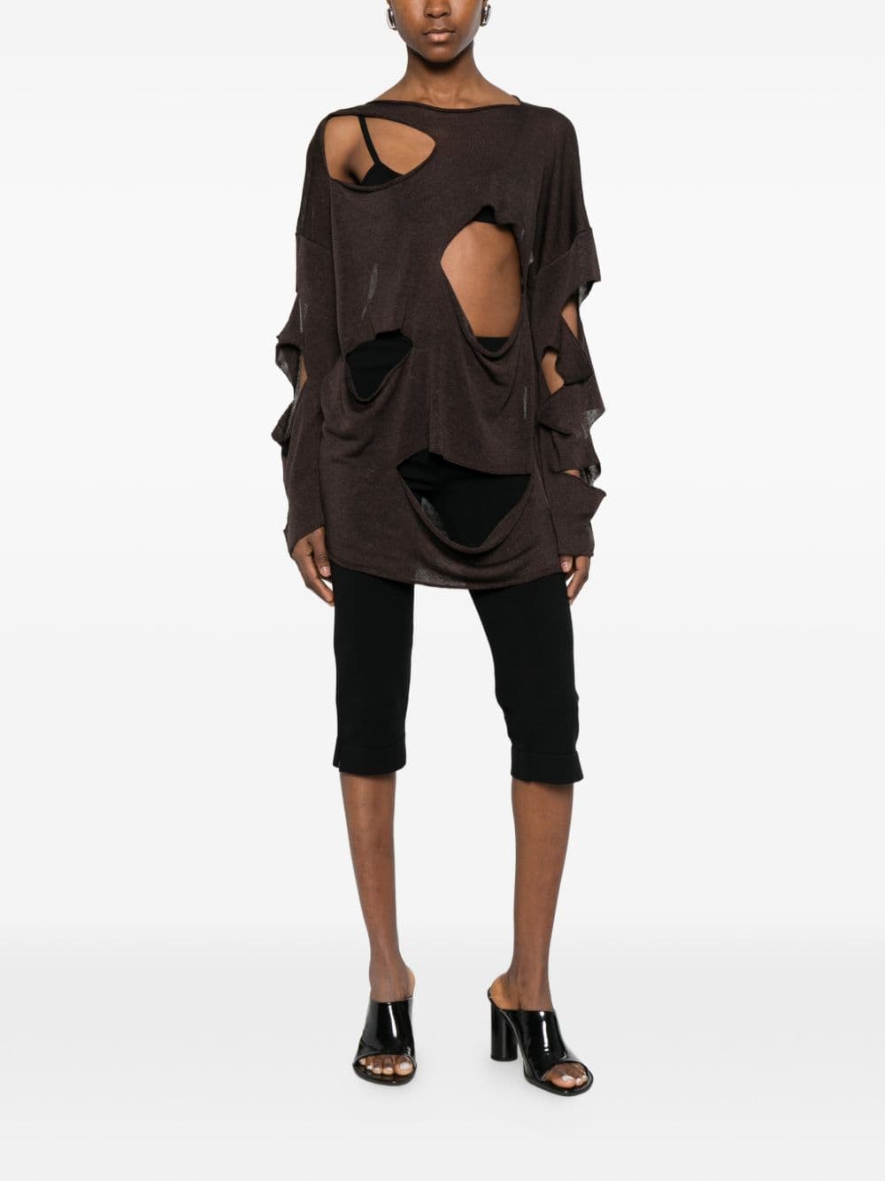 P.A.R.O.S.H. parosh maglia babygirl donna marrone - 2