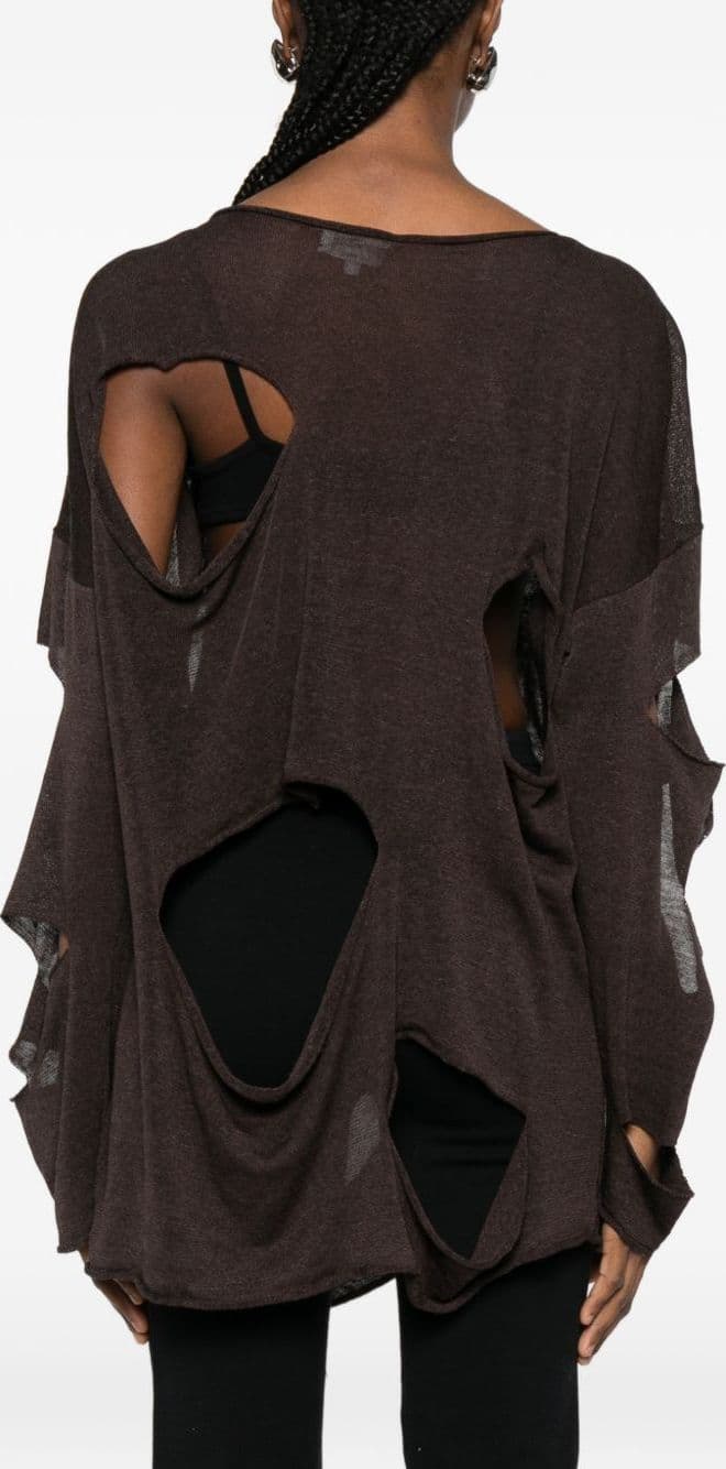 P.A.R.O.S.H. parosh maglia babygirl donna marrone - 3