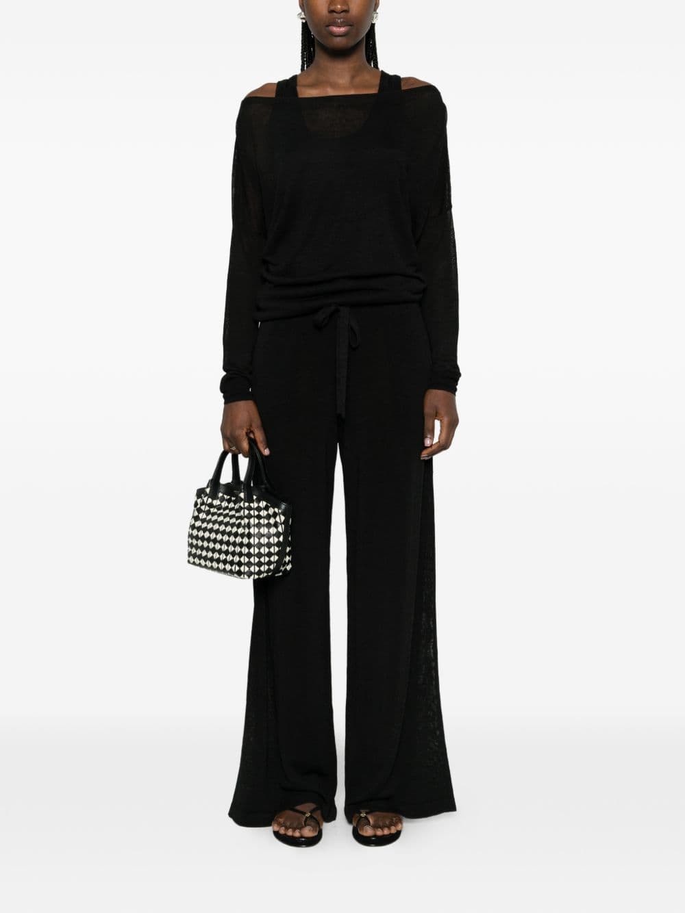 P.A.R.O.S.H. parosh maglia babylon donna nero - 2