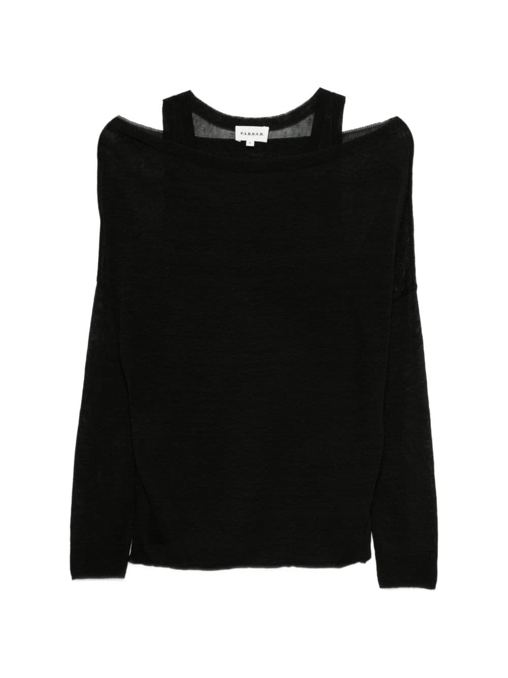 P.A.R.O.S.H. parosh maglia babylon donna nero - 4