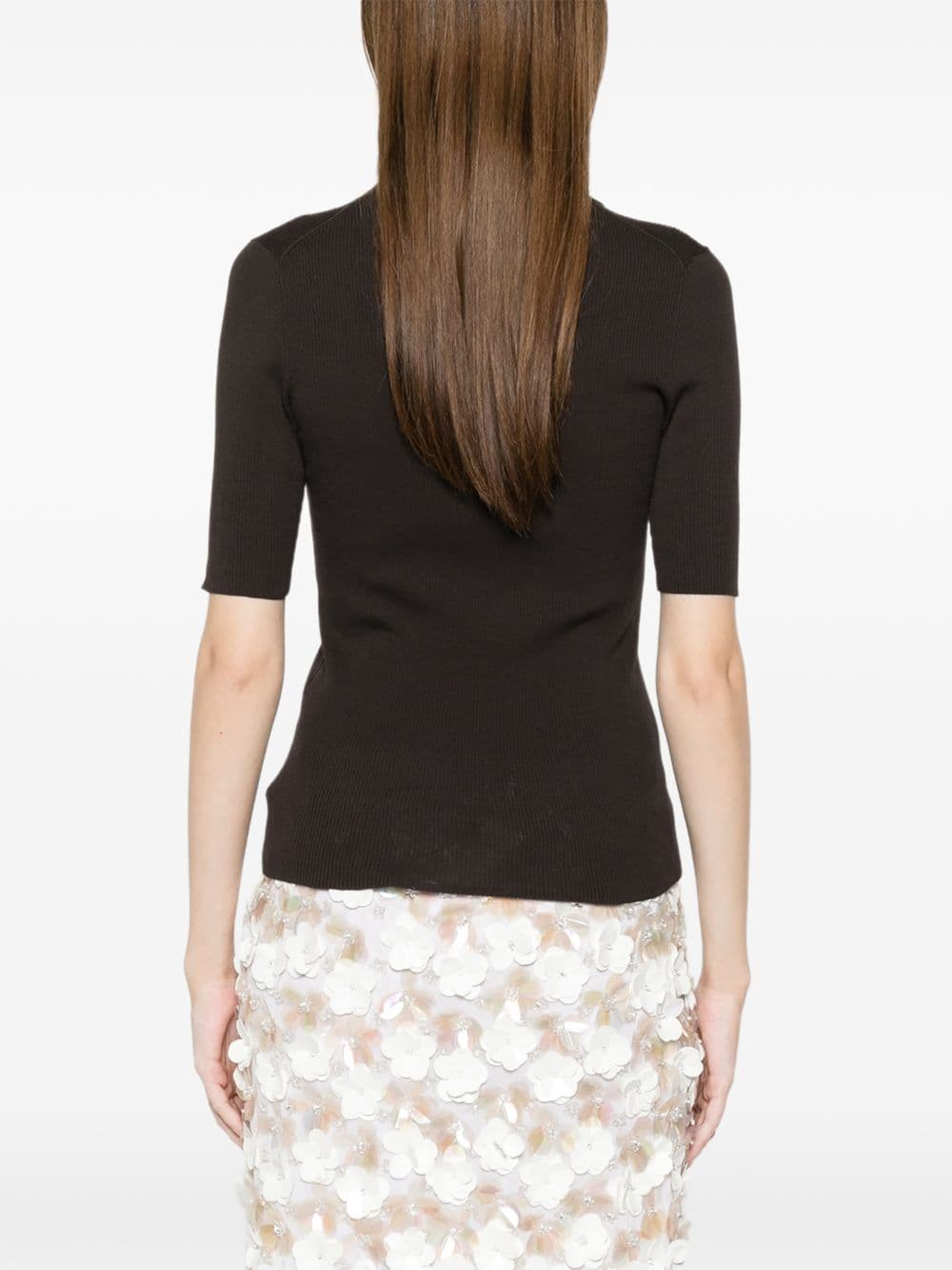 P.A.R.O.S.H. parosh maglia cipria donna marrone - 3