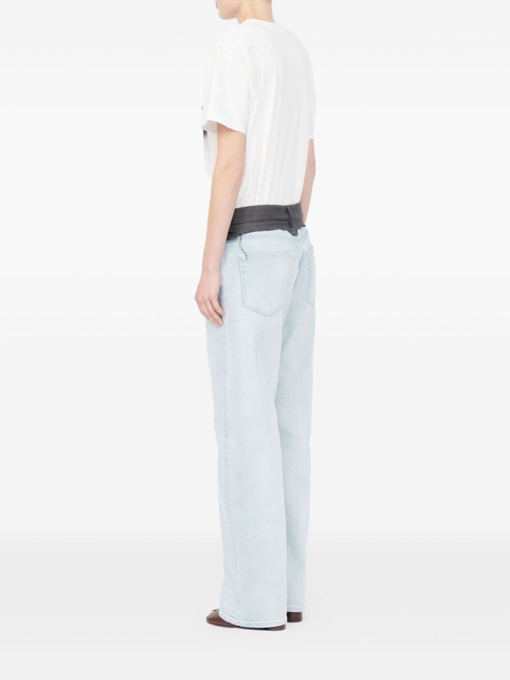 MM6 Maison Margiela mm6 maison margiela jeans banda vita donna blu - 3